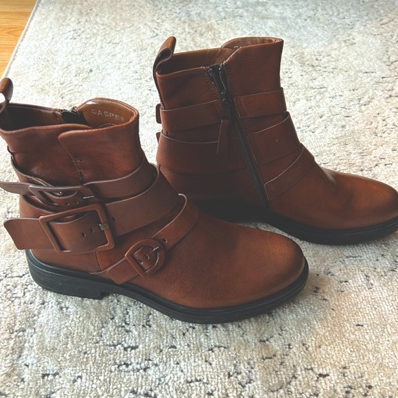 Mix Mooz Casper brown zip up boots 39 - Picture 1 of 8
